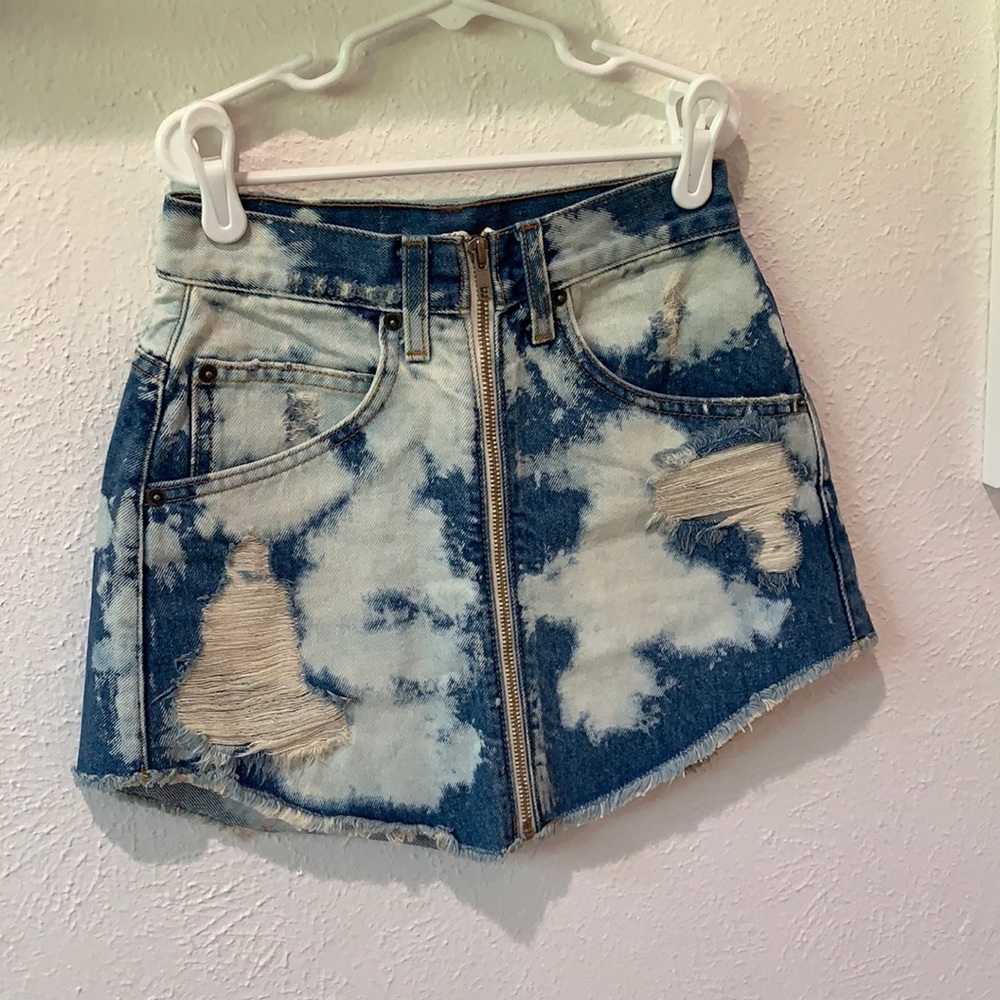 Carmar Denim mini skirt